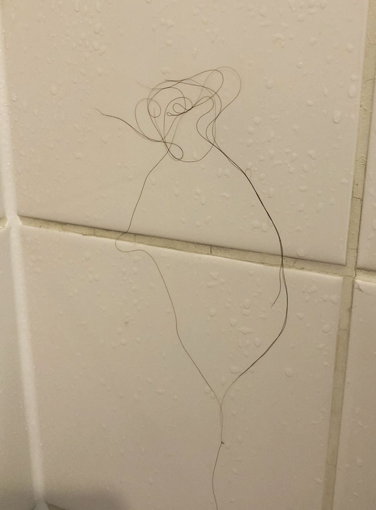Second example: a ghost in a hair.